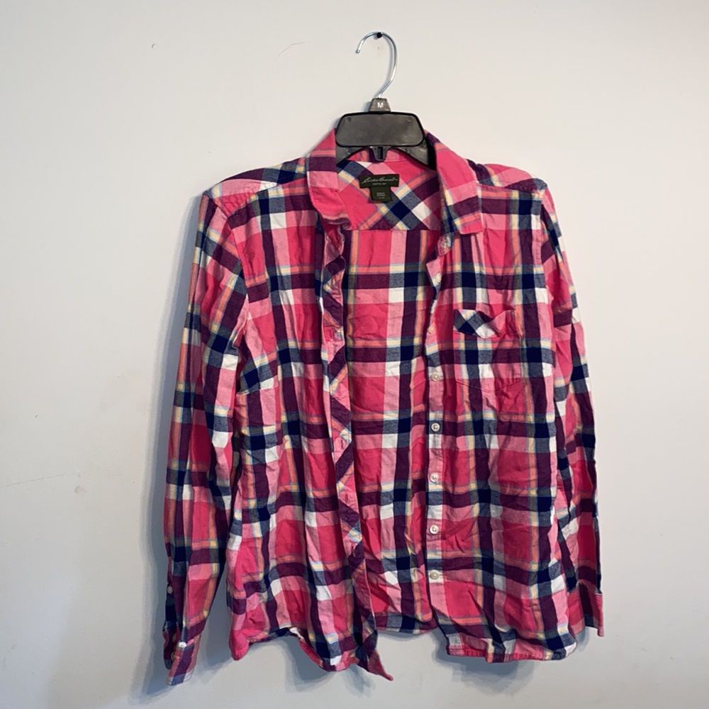 Pink Plaid Flannel - Picture 1 of 6